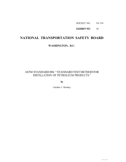 ASTM Standard D86: &ldquo;Standard Test Method for Distillation of