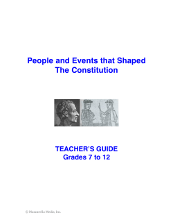 Teacher`s Guide - The Described and Captioned Media Program