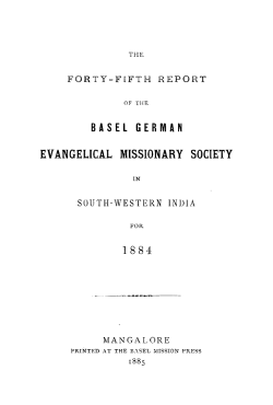 evangelical missionary society