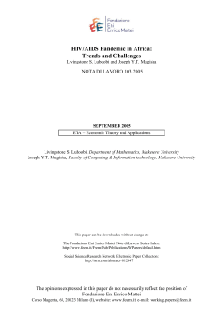 HIV/AIDS Pandemic in Africa: Trends and