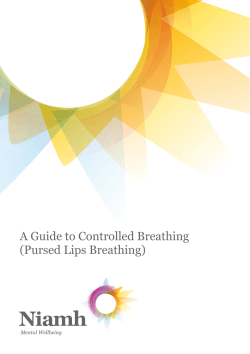 A Guide to Controlled Breathing (Pursed Lips Breathing)