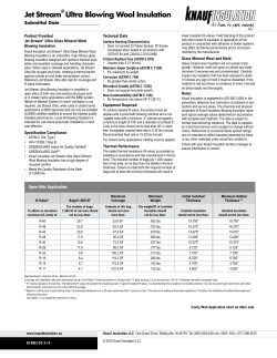 Knauf Insulation Jet Stream&reg; ULTRA Fiber Glass Blowing Insulation