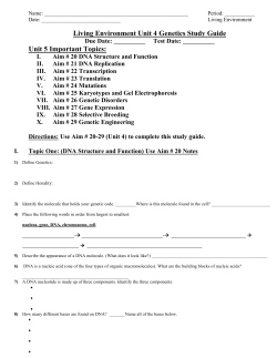 Unit 4 Study Guide - Manhasset Public Schools