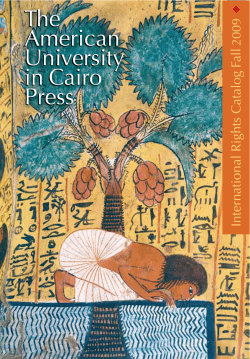 The American University in Cairo Press The American