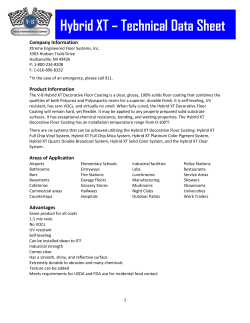 Hybrid XT &ndash; Technical Data Sheet