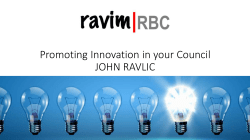 Promoting Innovation in your Council