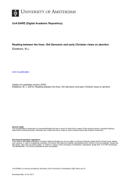 Chapter 1 - University of Amsterdam