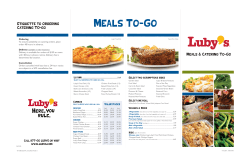 Meals To-Go