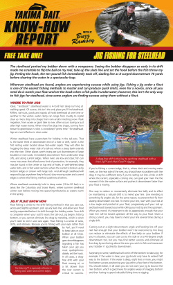 Jig Fishing For Steelhead