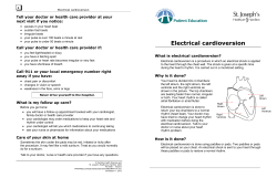 Electrical cardioversion What is electrical cardioversion?