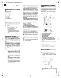 KNX DALI gateway REG-K/1/16(64)/64/ IP1 For your safety Getting