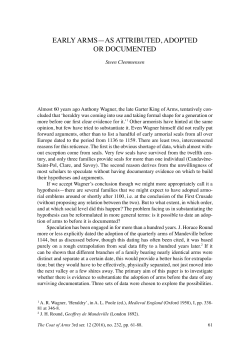 Early Arms - paper, pdf, 169 KB