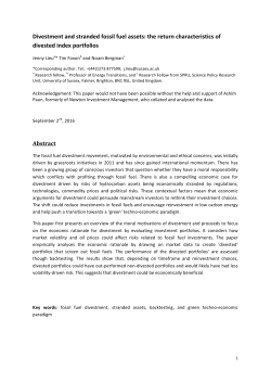 Divestment and stranded fossil fuel asset_20.09.2016