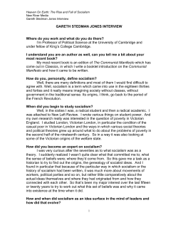 gareth stedman jones interview