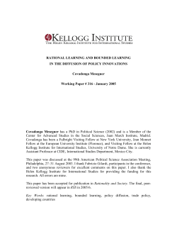 RATIONAL LEARNING AND BOUNDED LEARNING IN THE