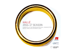 2016–17 season - Hallé Orchestra