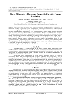 Dining Philosophers Theory and Concept in Operating System