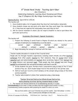 Day 17 - Language Arts and Reading