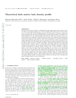 Theoretical dark matter halo density profile