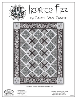 Licorice Fizz - Andover Fabrics