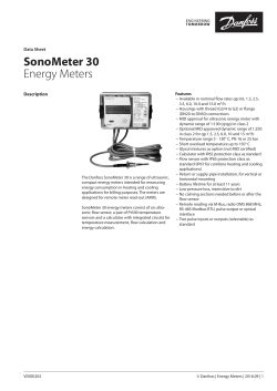SonoMeter 30 Energy Meters