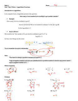 log2(8) = 3 - Math with Ms. UB
