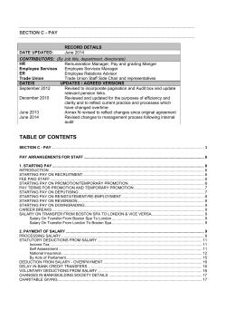 section c - pay - The British Library