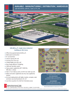 available - manufacturing | distribution | warehouse