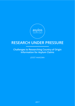 research under pressure
