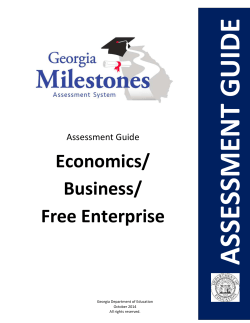 Economics EOC Assessment Guide