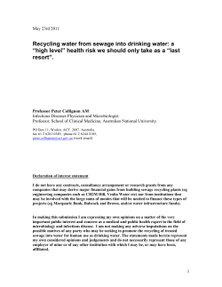 Submission DR98 - Prof Peter Collignon