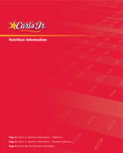 Nutritional Facts