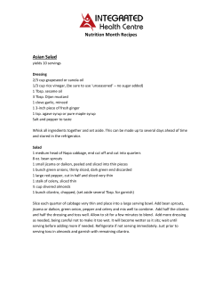 Nutrition Month Healthy Recipes