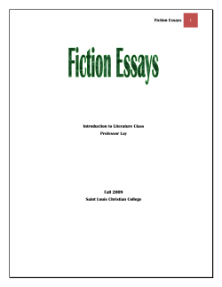 Fiction Essays