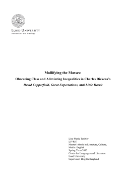 Mollifying the Masses - Lund University Publications