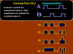 Chap. 24 Conceptual Modules Giancoli