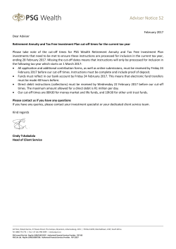 Adviser Notice 52