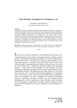 Time Machines: Steampunk in Contemporary Art - Neo