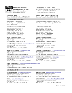 Community Resource United Appeal for Athens County