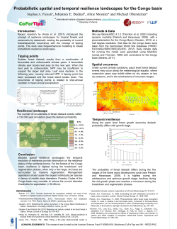 Probabilistic spatial and temporal resilience