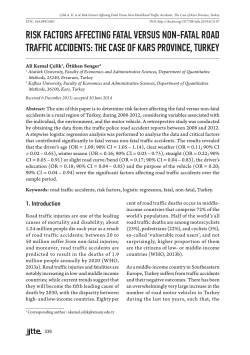 risk factors affecting fatal versus non