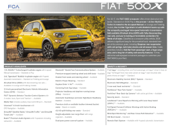 FIAT 500 - FCA Fleet