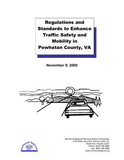 Powhatan Access Management Service Coordination Report