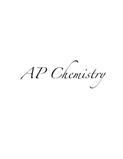 AP Chemistry