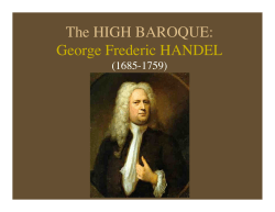 11. G. F. Handel
