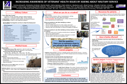 increasing awareness of veterans` health issues by asking