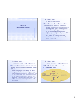 Lecture 29 Abnormal - Weber State University