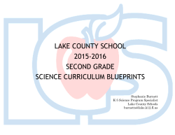 2nd Grade Science - Lake County Schools
