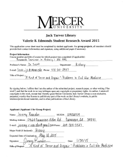 Civil War Medicine - Mercer University Library