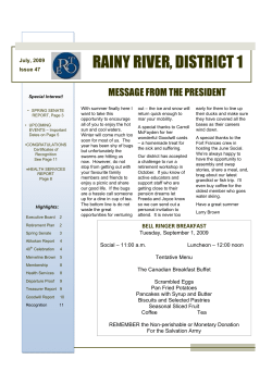 June 2009 - RTO District One